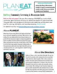 PLANEAT As a Tool to Build Community