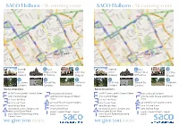 SACO Holborn - 5K Running Route SACO Holborn - 5K Running Route