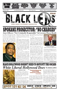 Spokane Prosecutor: “No Charges”