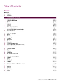 Table of Contents