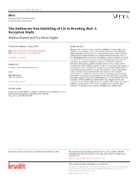 The Deliberate Non-Subtitling of L3s in Breaking Bad: a Reception Study Mathias Krämer and Eva Duran Eppler