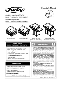 WARNING Operator's Manual