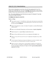 Circuit Civil Summary Reporting System Manual