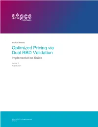 Dual RBD Implementation Guide