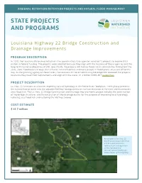 La. Hwy. 22 Bridge Construction and Drainage Improvements