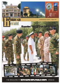 Q NRDC-GR Personnel, Through Prac- V Deployment: Reassure - Deter - Dem- 30 Articles