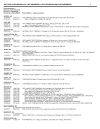 Section Ii Geographical List Members/ Liste Géographique Des Membres 1