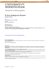 A Very Ambiguous Empire Oskanian, Kevork