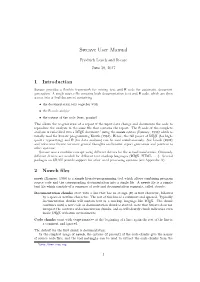 Sweave User Manual