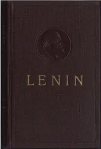 Collected Works of V. I. Lenin