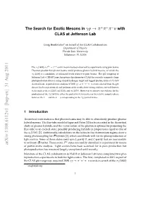 Exotic Mesons in P^+^+