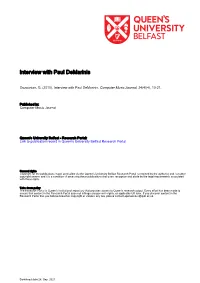 Interview with Paul Demarinis