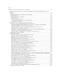Scairt Woman: an Overview of the Affected Environment. C-82