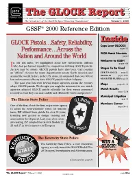 The GLOCK Report® / Volume I, 2000 Page One © GLOCK, 2000 (Continued from Page 1)