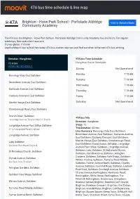 47A Bus Time Schedule & Line Route