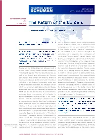 European Interview N°92 with Michel Foucher