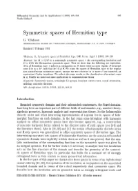 Symmetric Spaces of Hermitian Type