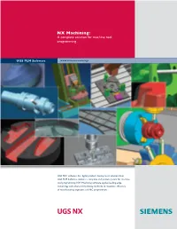 UGS NX Machining Advantage