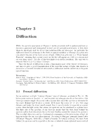 Chapter 3 Diffraction
