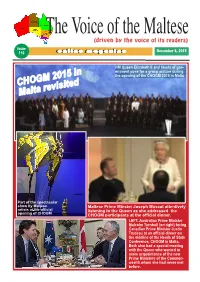 CHOGM 2015 in Malta Revisited