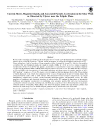 Current Sheets, Magnetic Islands, and Associated Particle Acceleration in the Solar Wind As Observed by Ulysses Near the Ecliptic Plane