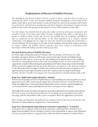 Explanation of Decree of Nullity Process
