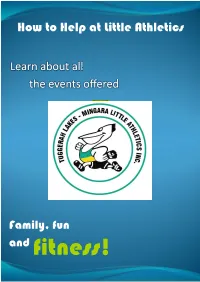 How to Help at Little Athletics