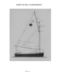 How to Rig a Cormorant