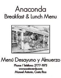 Menu Anaconda1.Cdr