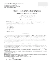New Bounds of Arboricity of Graph