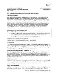 2018 Calgary Combative Sports Commission Annual Report