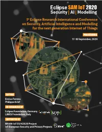 Eclipsesam Iot 2020