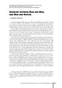 Harmony Between Man and Man, and Man and Nature