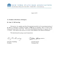 House of Delegates June 15, 2019 Complete Packet