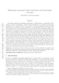 Multivariate Scale-Mixed Stable Distributions and Related Limit
