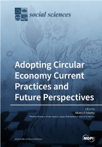 Adopting Circular Economy Current Practices and Future Perspectives