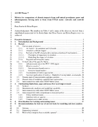 Metrics for Comparison of Climate Impacts from Well Mixed