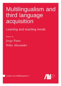 Multilingualism and Third Language Acquisition