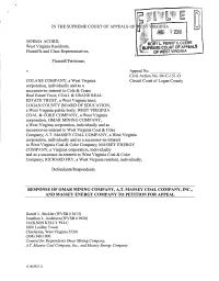 Response of Omar Mining Company, A.T
