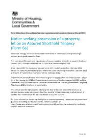 Form 6A Has Been Changed to Reflect New Regulations Which Came Into Force on 1 June 2021