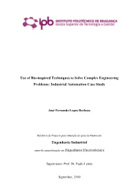 Use of Bio-Inspired Techniques to Solve Complex Engineering Problems: Industrial Automation Case Study