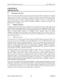 Chapter 5. Air Quality