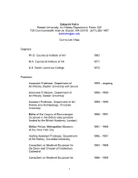 CV Deborah Kahn