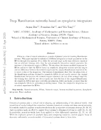Deep Hamiltonian Networks Based on Symplectic Integrators Arxiv