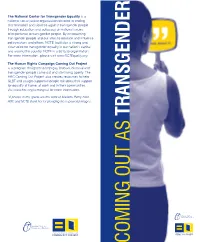 HRC Coming out As Trans Guide