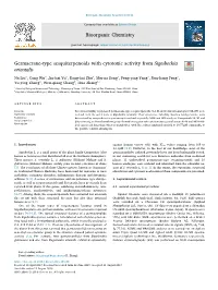 Germacrane-Type Sesquiterpenoids with Cytotoxic Activity From