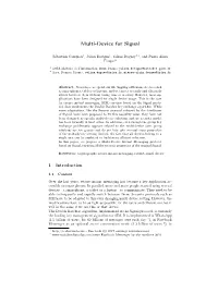 Multi-Device for Signal