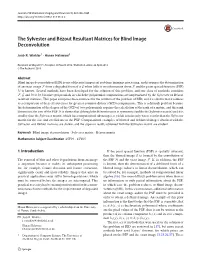 The Sylvester and Bézout Resultant Matrices for Blind Image Deconvolution