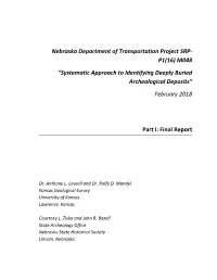 M048 “Systematic Approach to Identifying Deeply Buried Archeological Deposits” February 2018