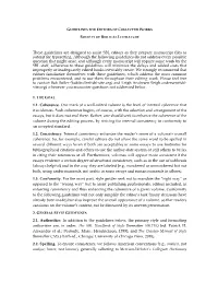 These Guidelines Are Designed to Assist SBL Editors As They Prepare Manuscript Files to Submit for Typesetting